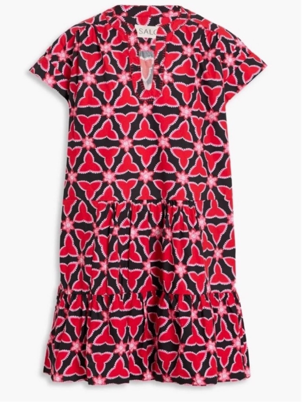 Saloni Ashley mini dress kaleidescope